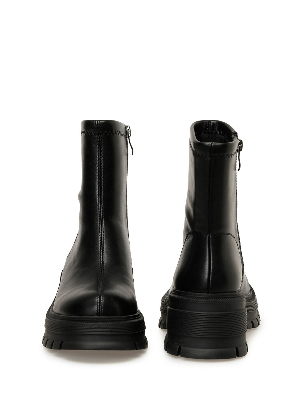 25K-8145 5PR Siyah Kadın Topuklu Bot-4