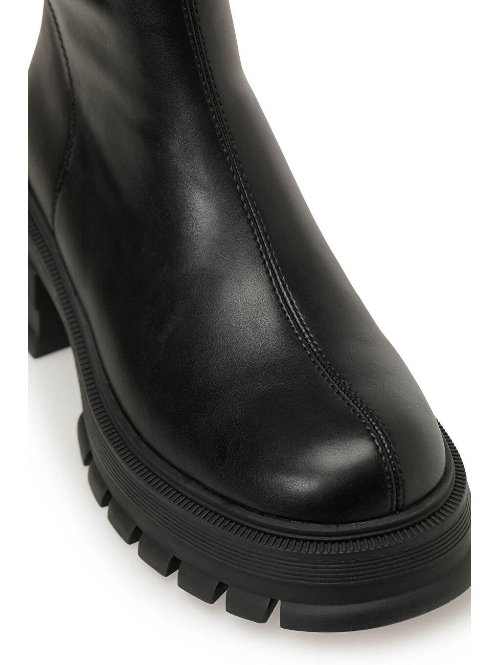 25K-8145 5PR Siyah Kadın Topuklu Bot-6