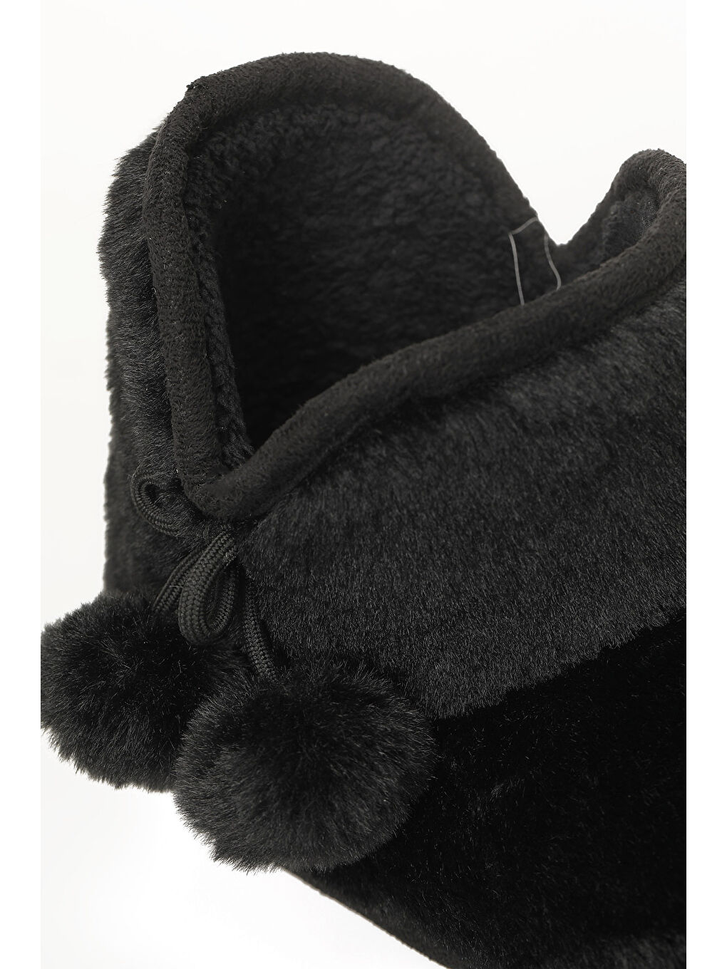 609095.Z5PR Siyah Kadın Panduf-6