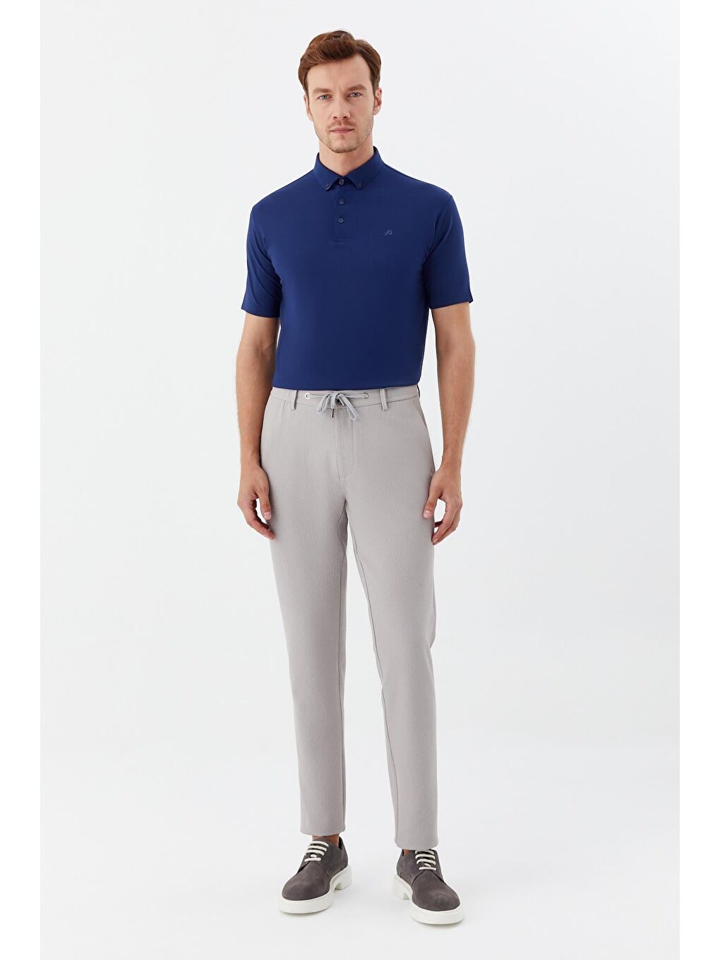 Mavi Erkek İndigo Standart Fit Gömlek Yaka Tişört – Kısa Kollu-4