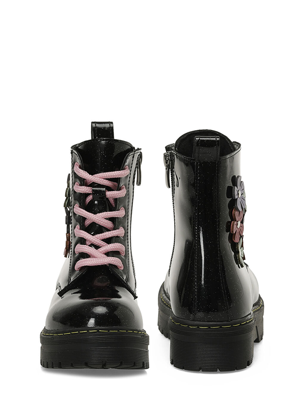 RINA F 5PR Siyah Kız Çocuk Biker Bot-4