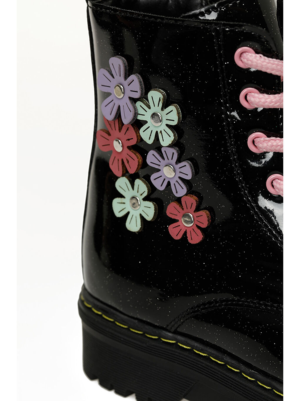 RINA F 5PR Siyah Kız Çocuk Biker Bot-6