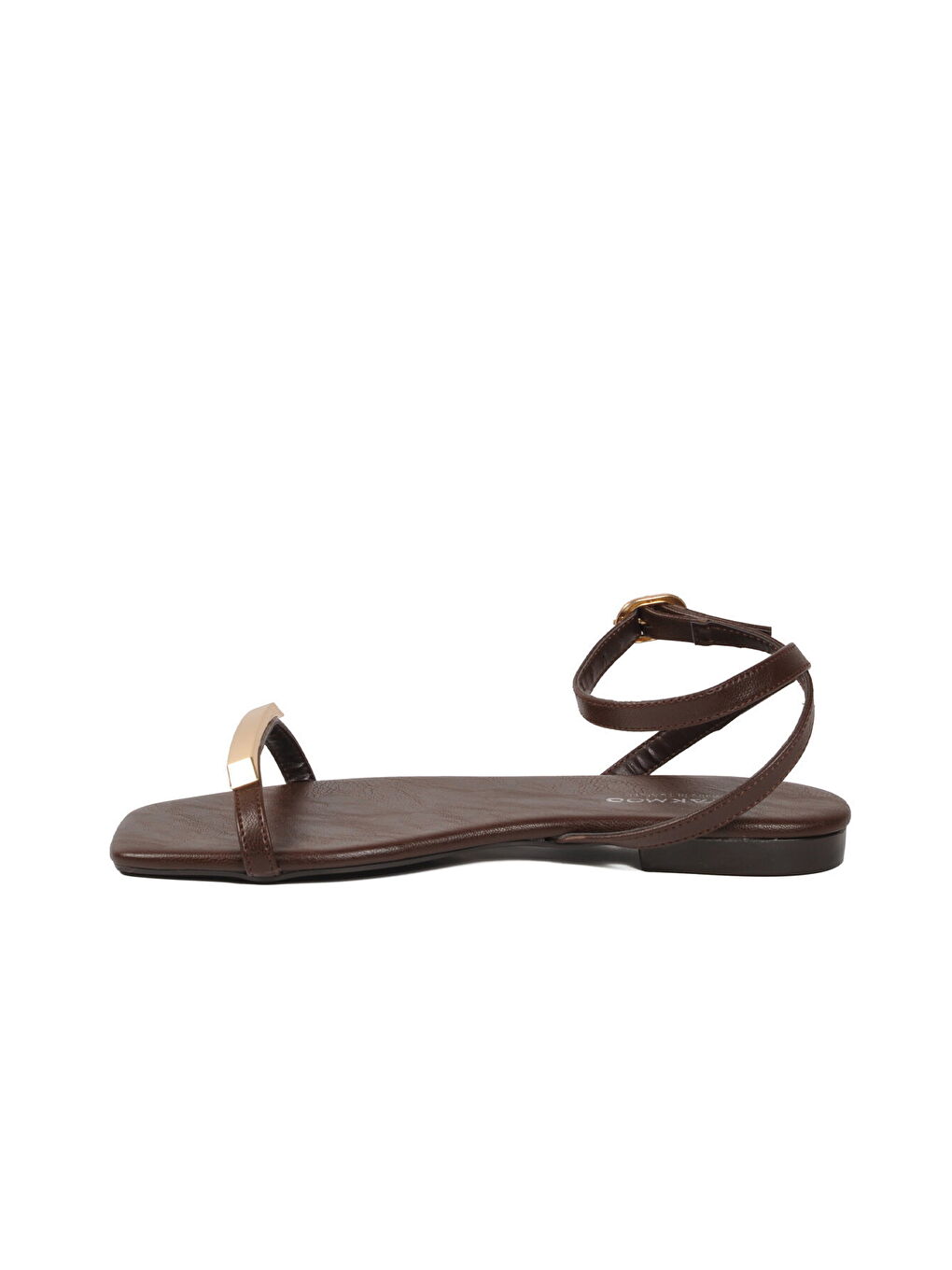 Kahverengi Kahve Hafif İnce Tabanlı Kadın Sandalet 513106 Z-3