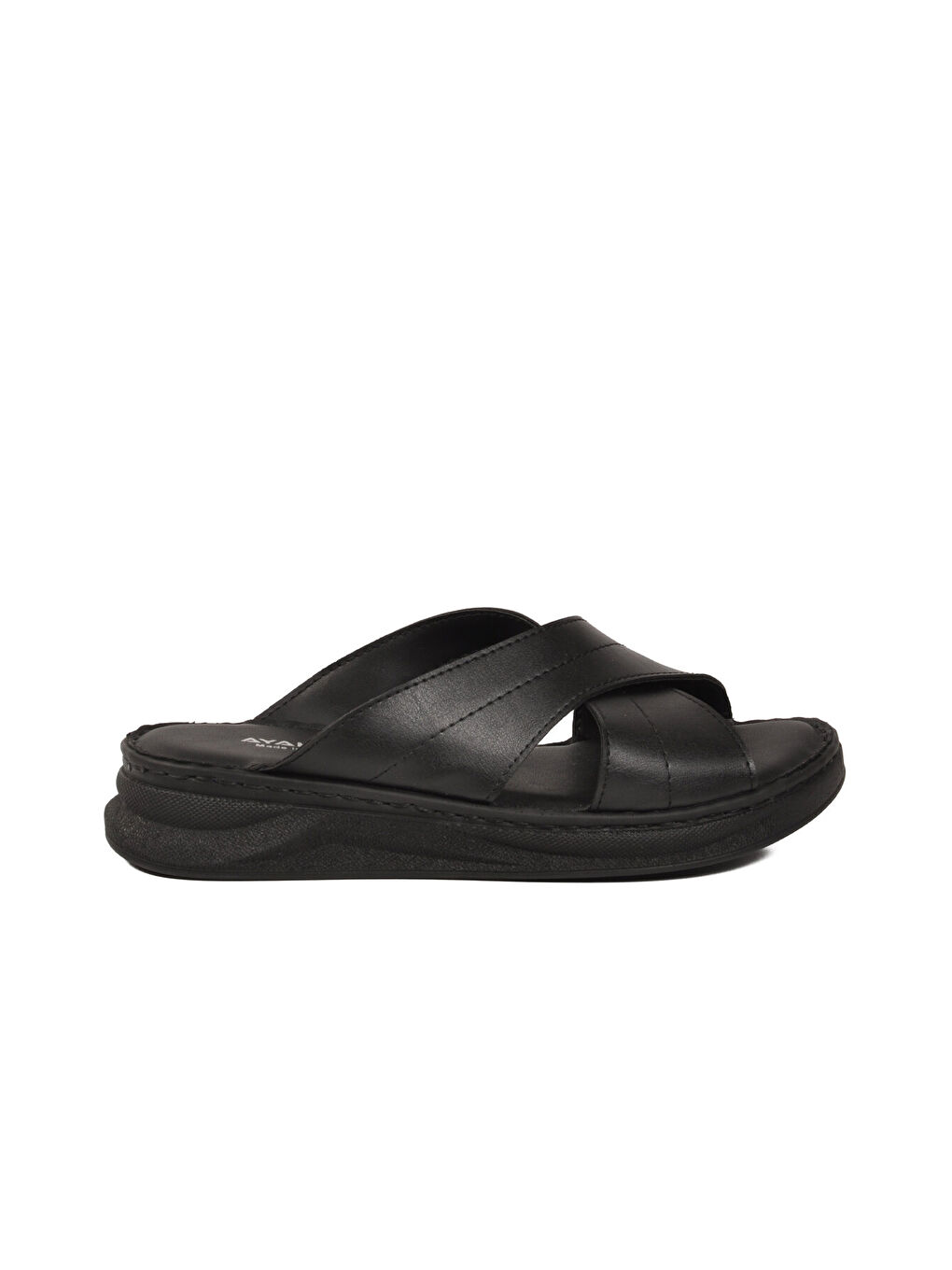 Siyah Yumuşak Tabanlı Çapraz Bantlı Kadın Terlik 492148 Z-1