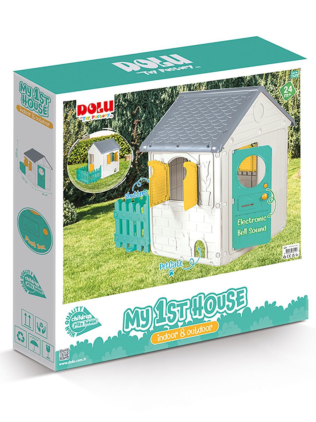 Oyuncak Çitli İlk Evim - Yeşil Standart