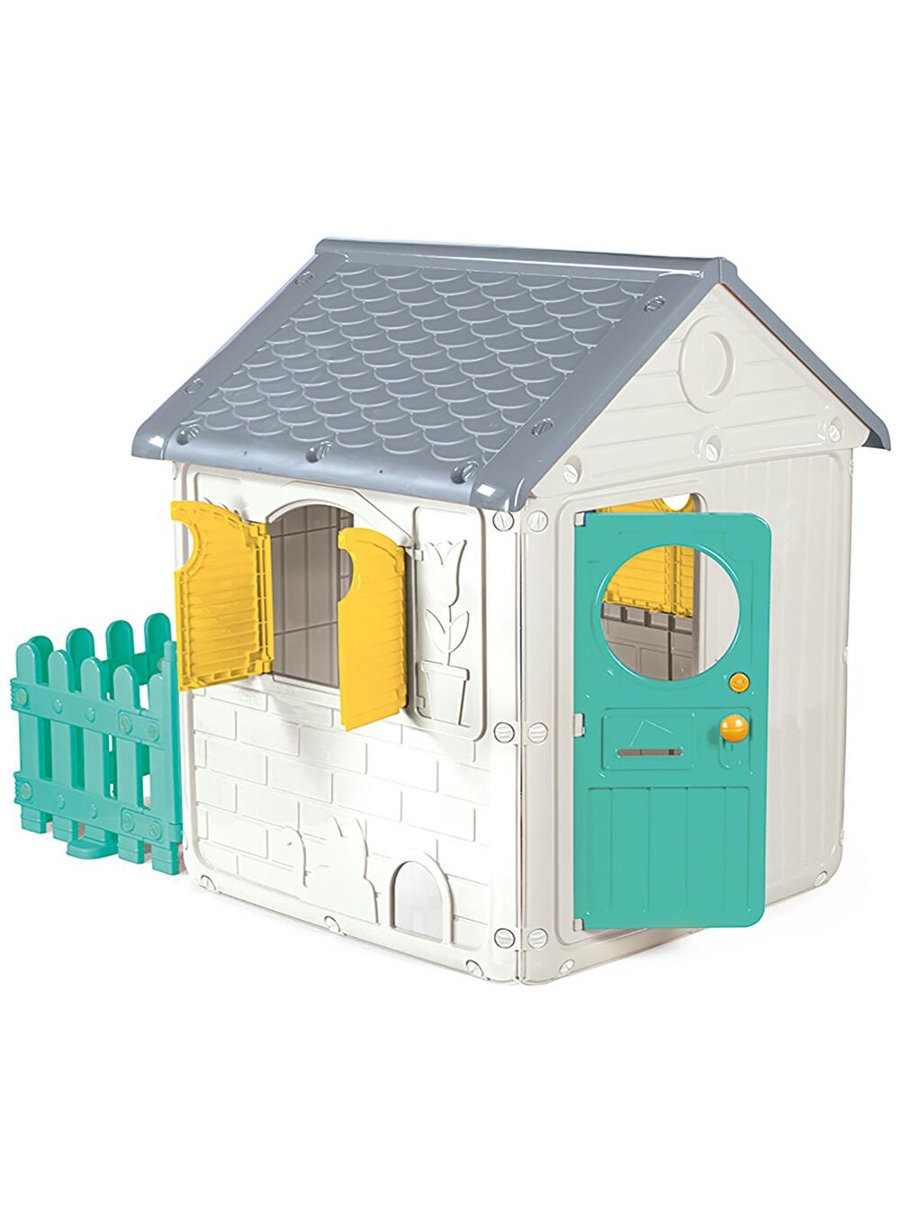 Oyuncak Çitli İlk Evim - Yeşil Standart-1