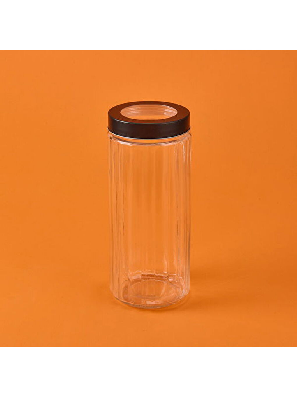 Borosilikat Cam Saklama Kabı - Gri / Siyah - 2,2 lt-3