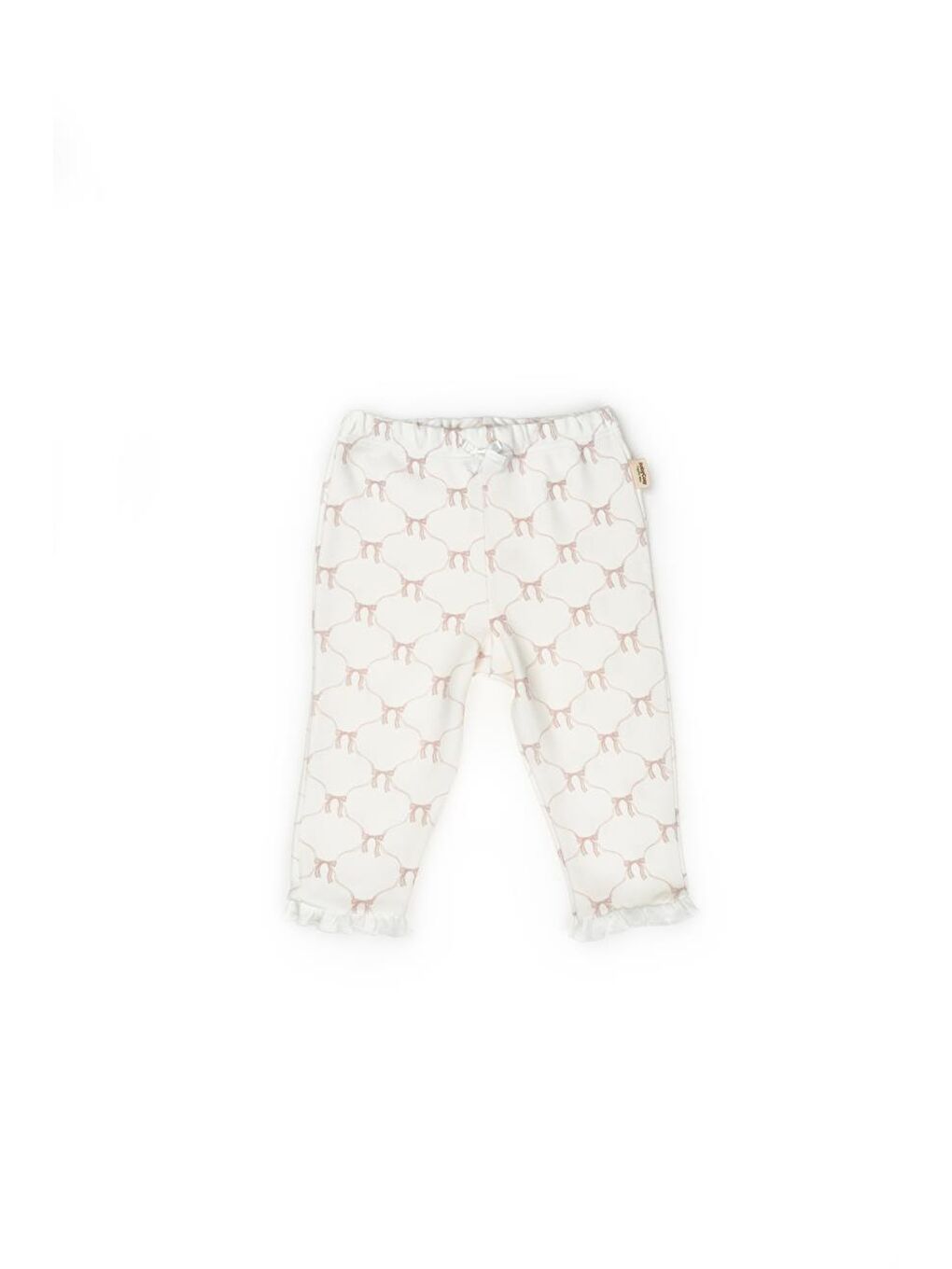 Pembe Bebek 2li Pantalon %100 Organik Pamuk , Bebek - Yenidoğan- csy8146-4