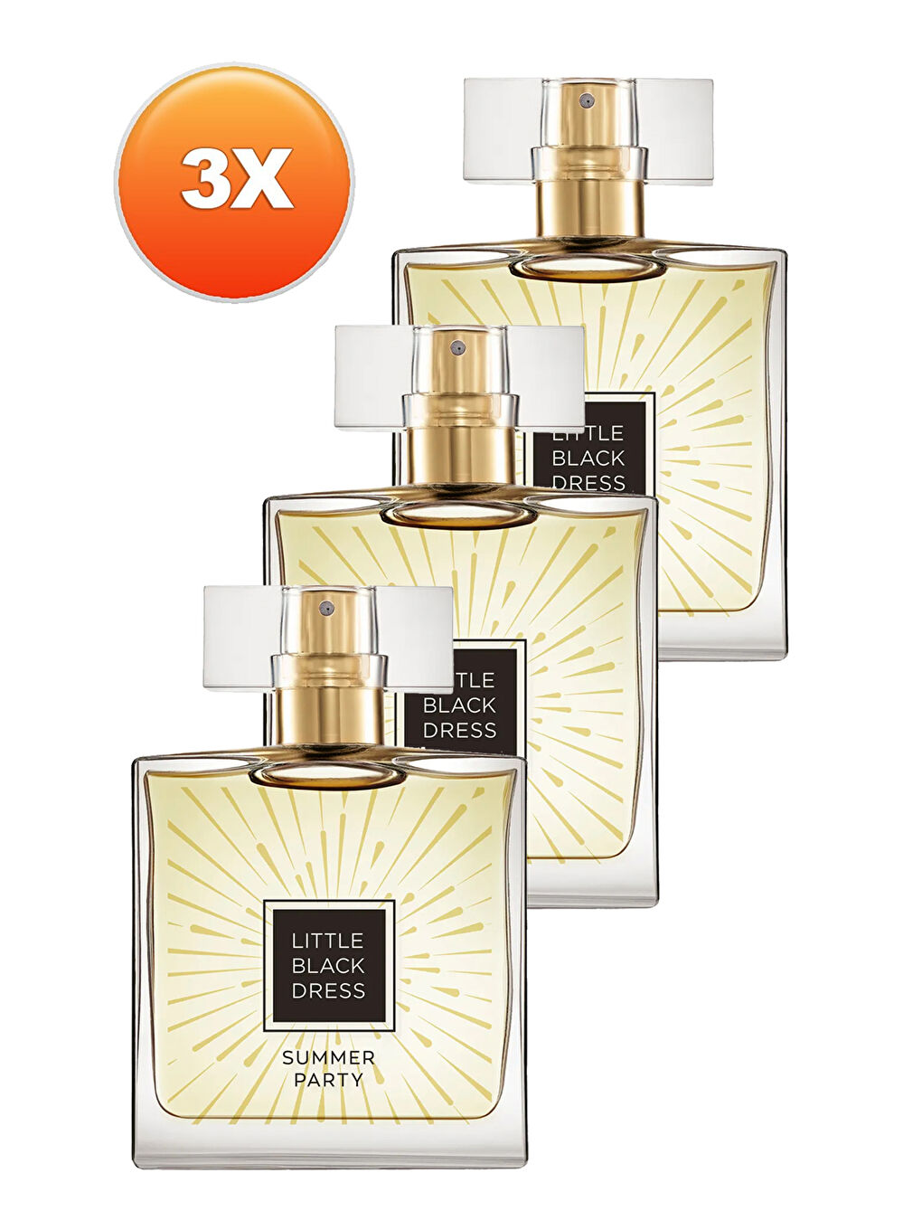 AVON Renksiz Summer Party Kadın Parfüm Edp 50 Ml. Üçlü Set - 1