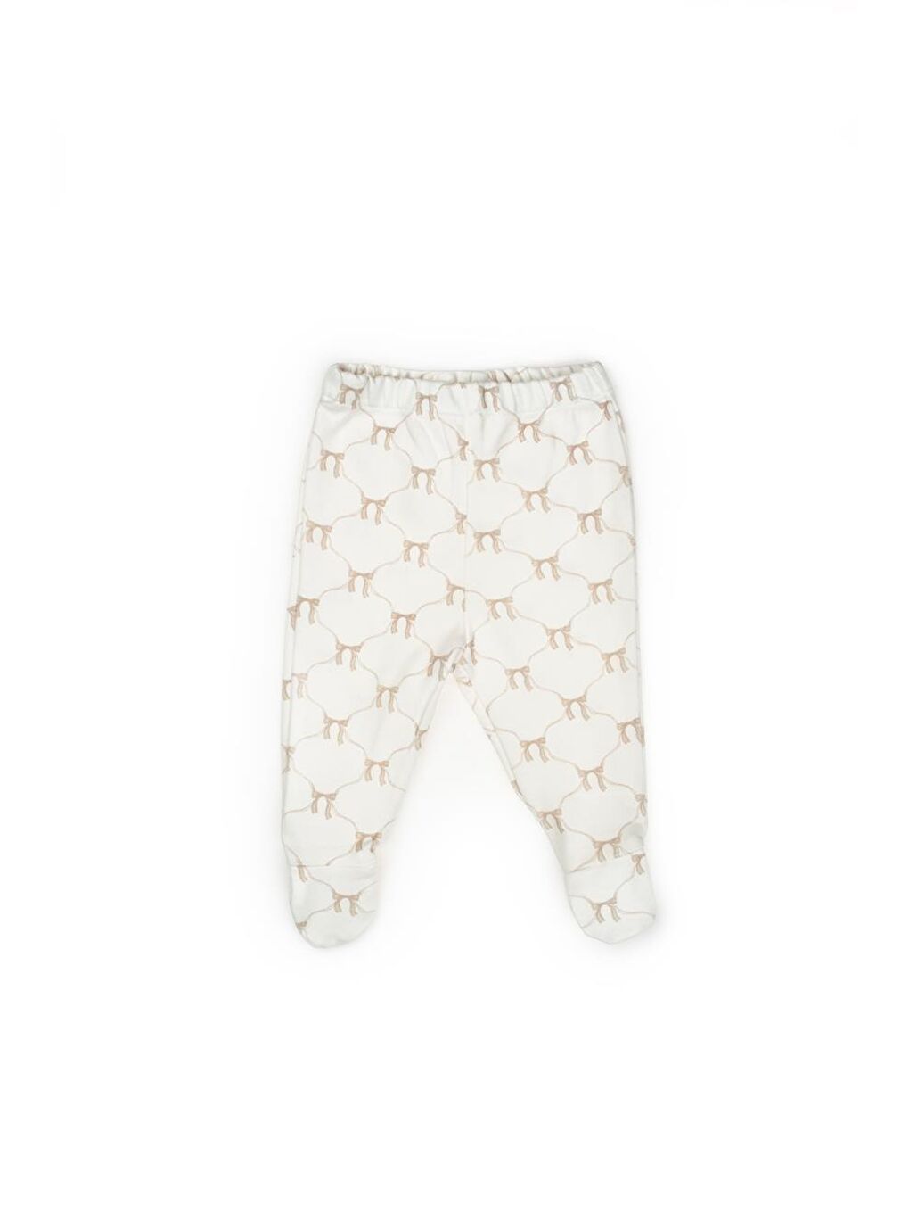 Ekru Bebek 3’lü Takım (Pantolon, Uzun Kol T-shirt, Şapka), Bebek ve Yenidoğan Serisi - CSY8144-4