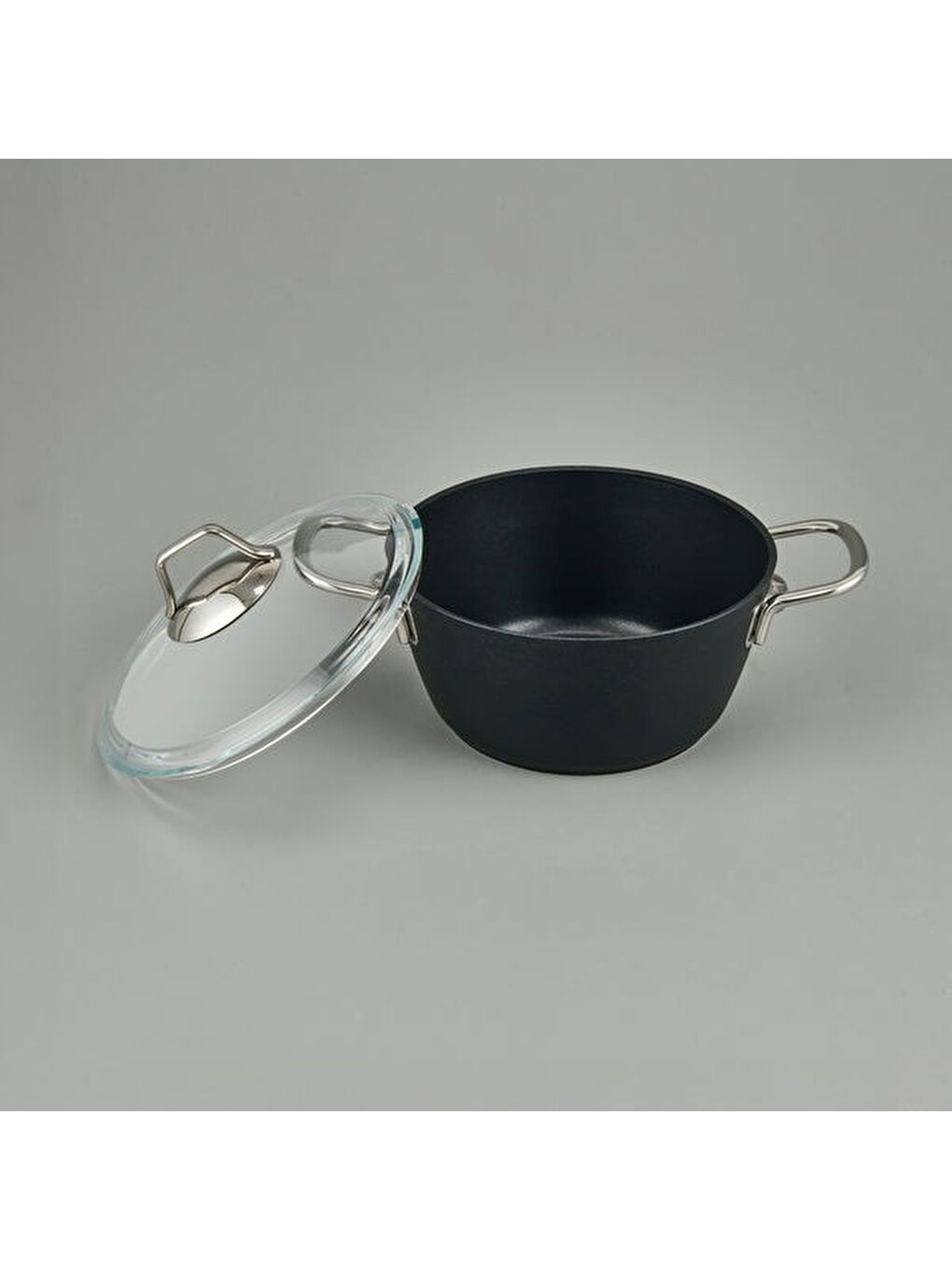 Dark Derin Tencere - Siyah / Şeffaf - 20 cm-4