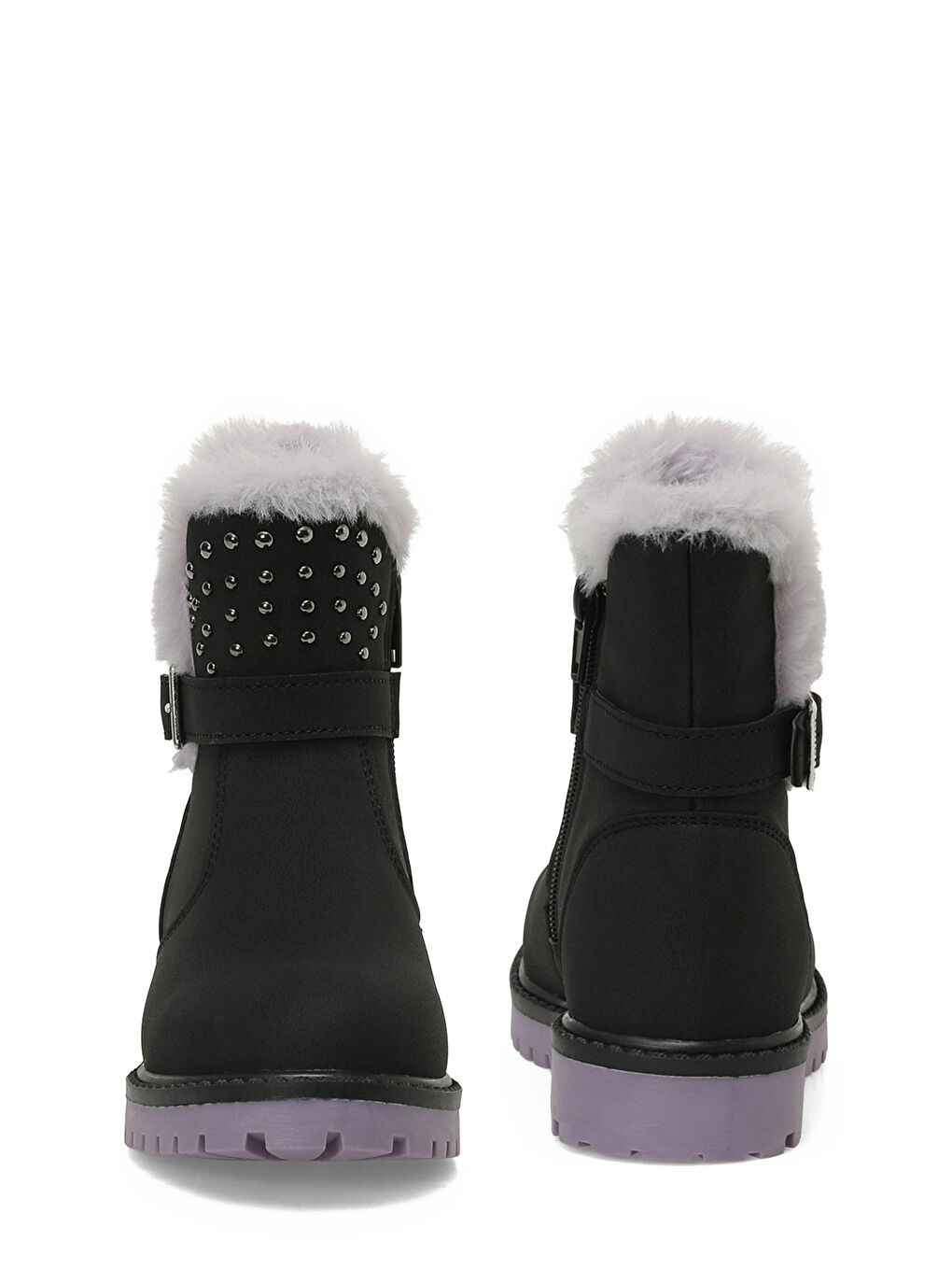 DUPSA P 5PR Siyah Kız Çocuk Bot-4