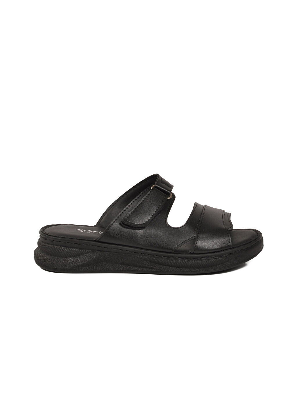 Siyah Hafif Yumuşak Tabanlı Cırtlı Kadın Terlik 492147 Z-1