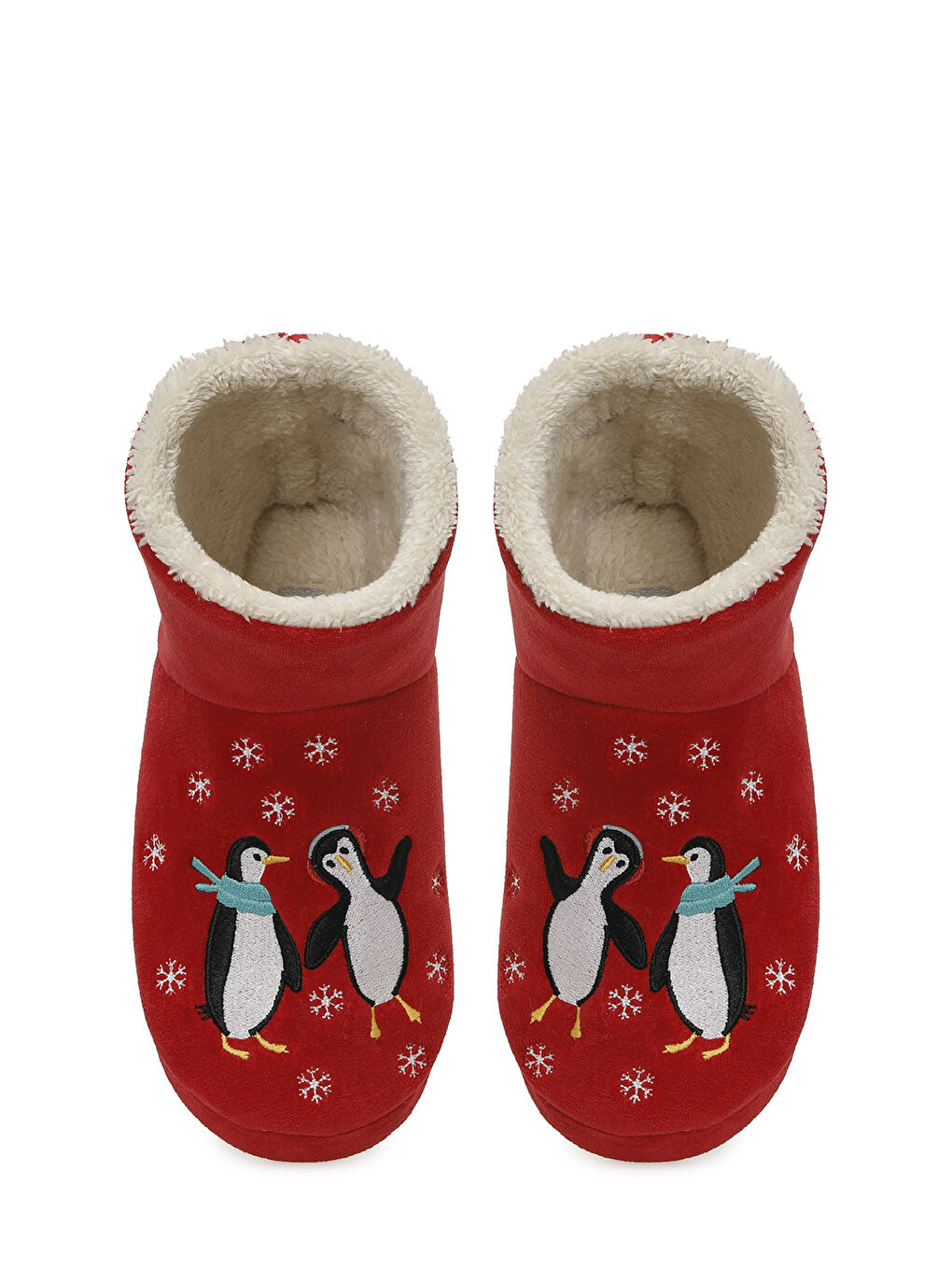 609096.Z5PR Kırmızı Kadın Panduf-3