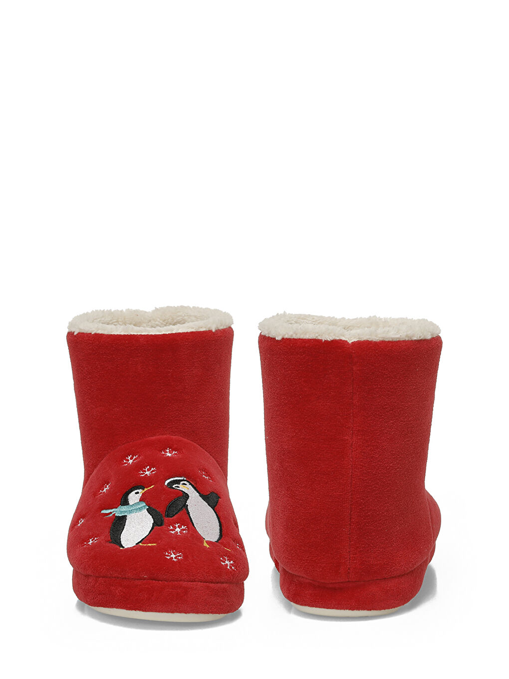 609096.Z5PR Kırmızı Kadın Panduf-4