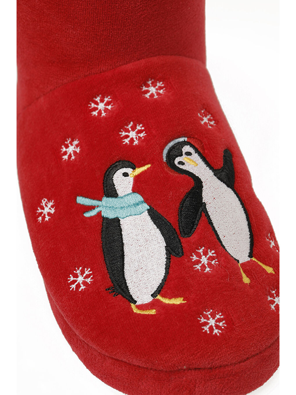 609096.Z5PR Kırmızı Kadın Panduf-6