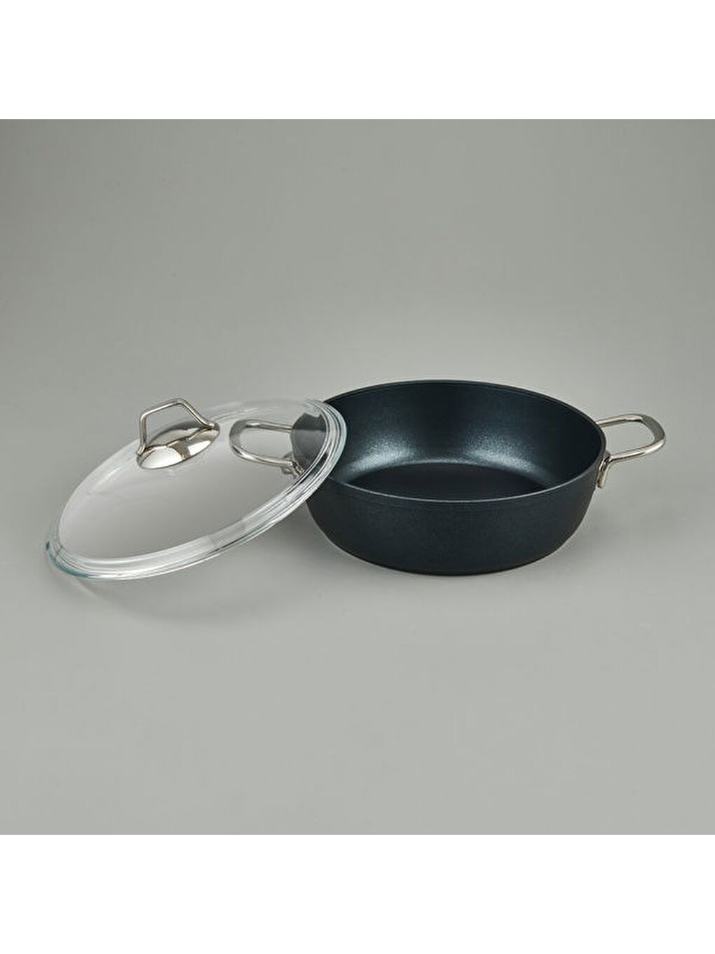 Dark Karnıyarık Tenceresi - Siyah / Şeffaf - 26 cm-2