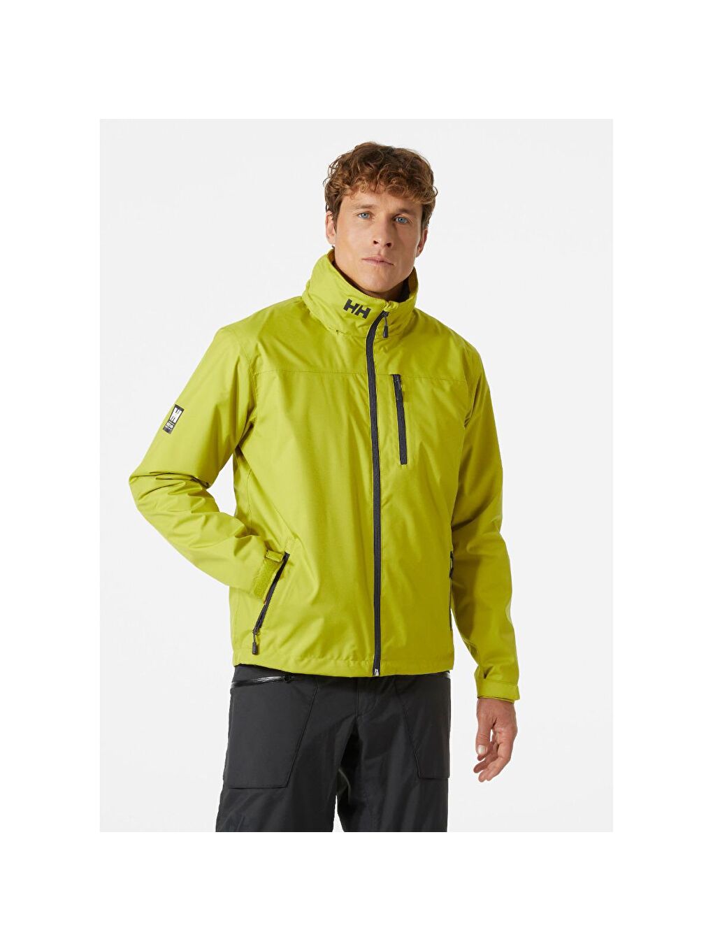 Crew Hooded Midlayer Erkek Yeşil Mont