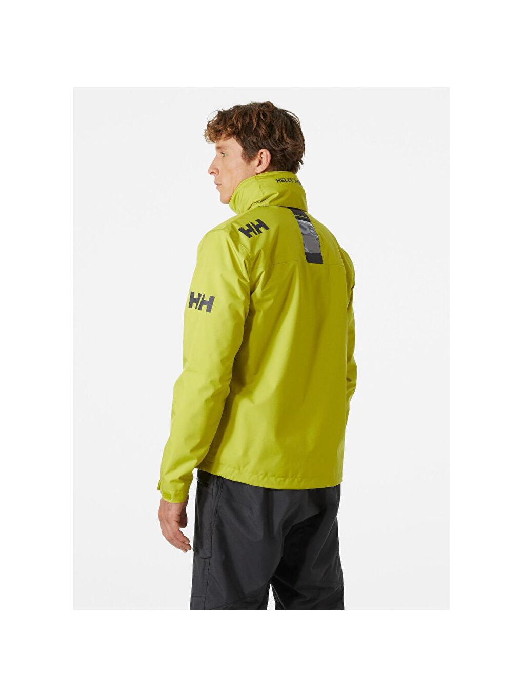 Crew Hooded Midlayer Erkek Yeşil Mont-1