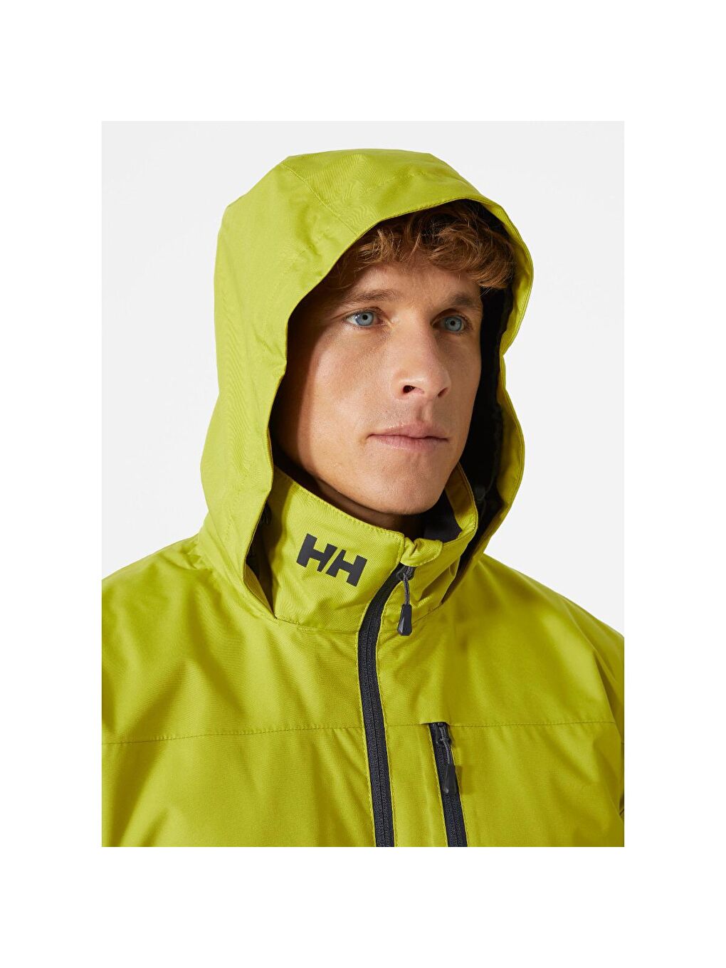 Crew Hooded Midlayer Erkek Yeşil Mont-2