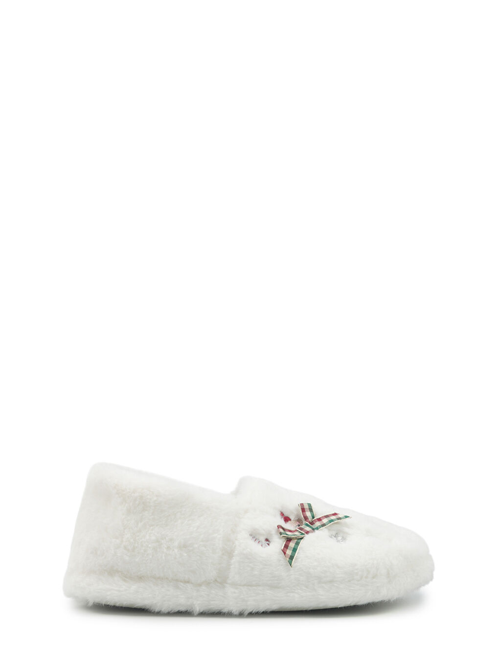 609076.Z5PR Beyaz Kadın Ev Ayakkabısı Panduf