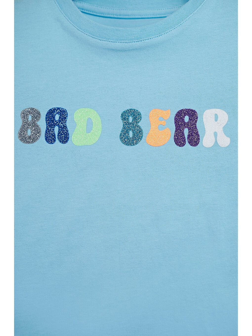 Gilda Mavi Baskılı Kız Çocuk Tişört-1