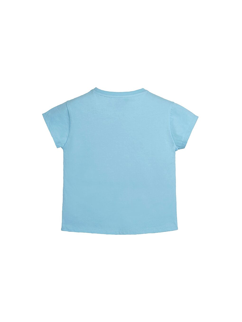 Gilda Mavi Baskılı Kız Çocuk Tişört-2
