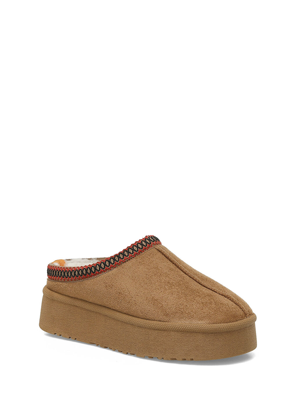 Kahverengi 24K-1033 4PR Taba Kadın Terlik-1