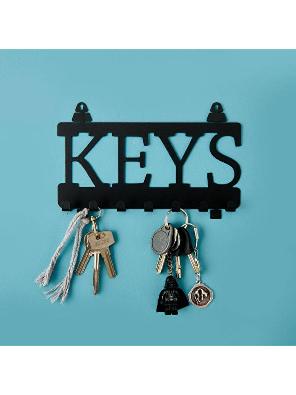 Deco Keys Anahtarlık - Siyah - 22x10 cm-2
