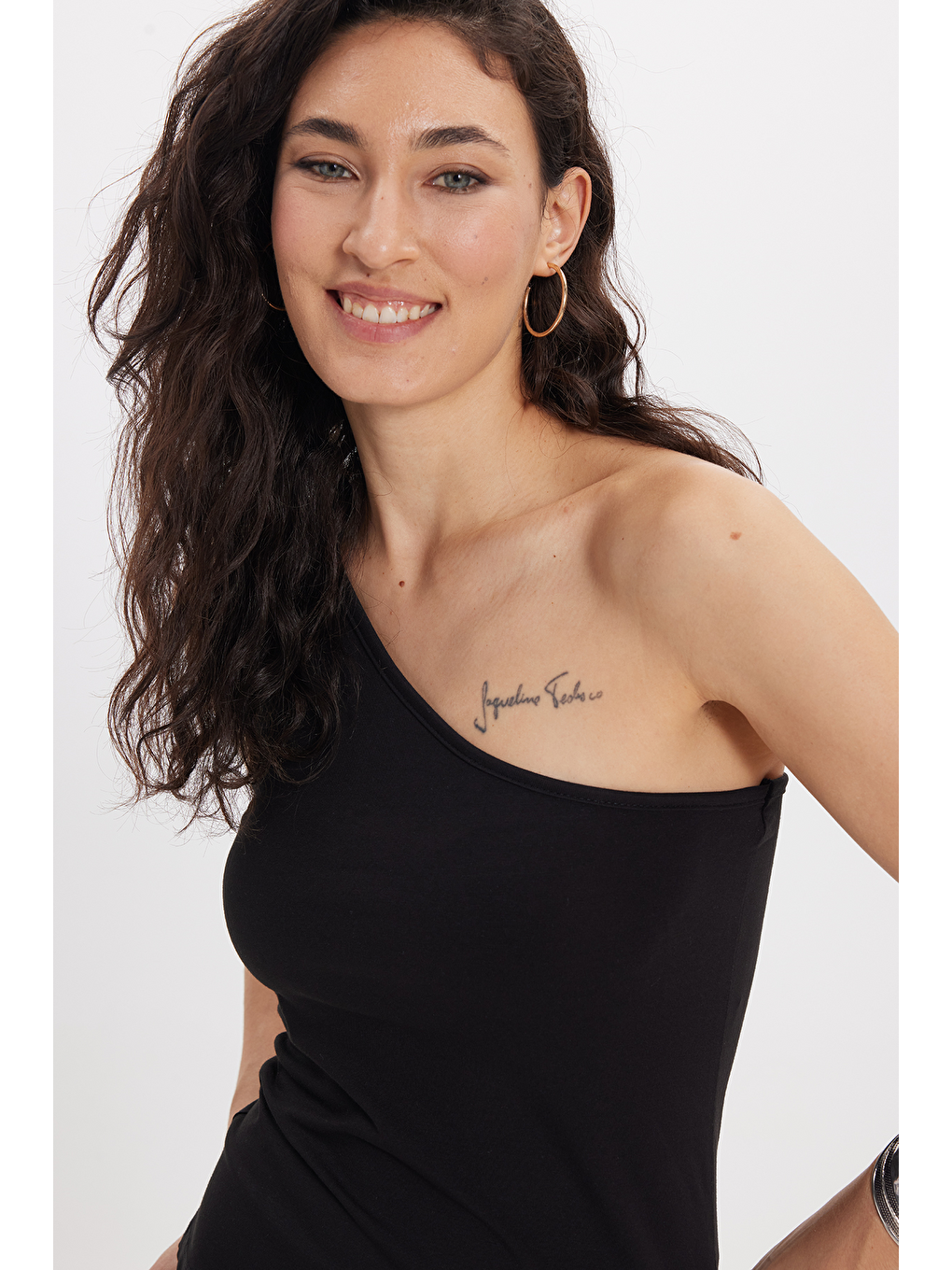 Kadın Slim Fit Dar Kesim Pamuklu Kolsuz Siyah Crop Atlet-6
