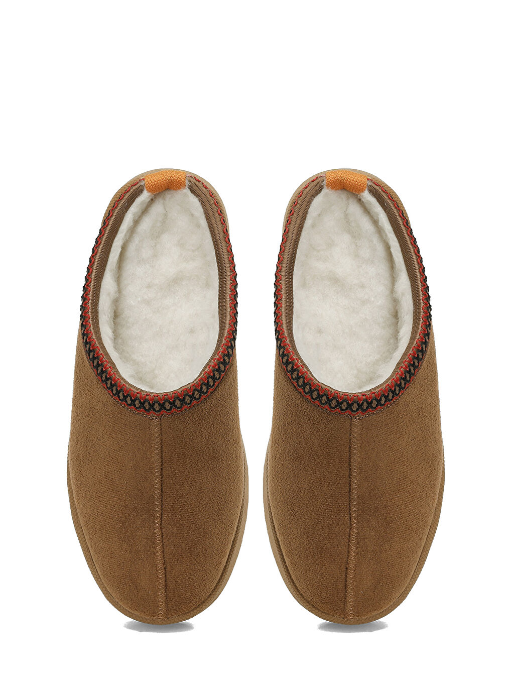 Kahverengi 24K-1033 4PR Taba Kadın Terlik-3