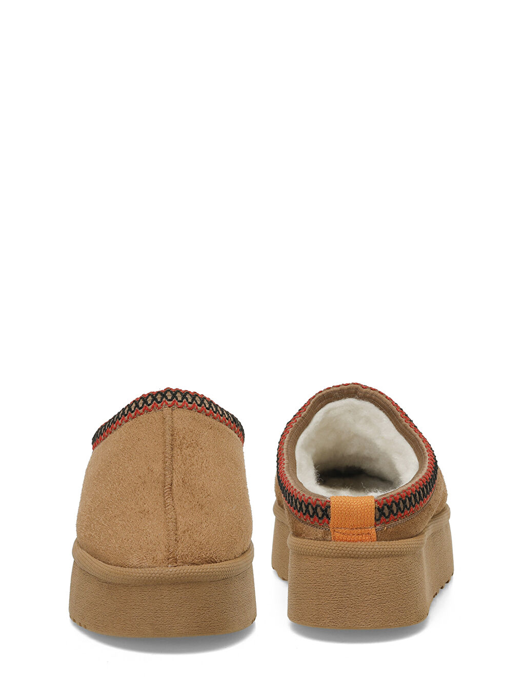 Kahverengi 24K-1033 4PR Taba Kadın Terlik-4