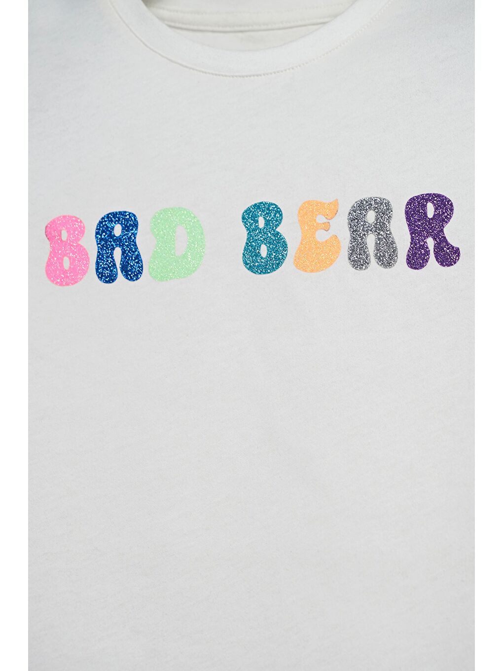 Gilda Beyaz Baskılı Kız Çocuk Tişört-1