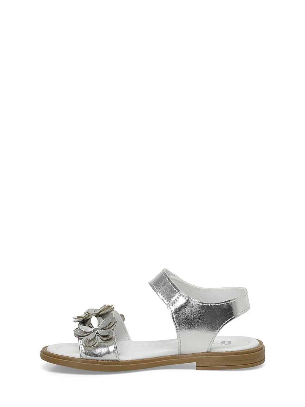 Gri APE 4FX Gümüş Kız Çocuk Sandalet-2