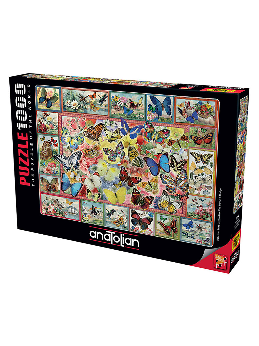 Anatolian Renksiz Puzzle 1000 Parça Kelebekler 1094