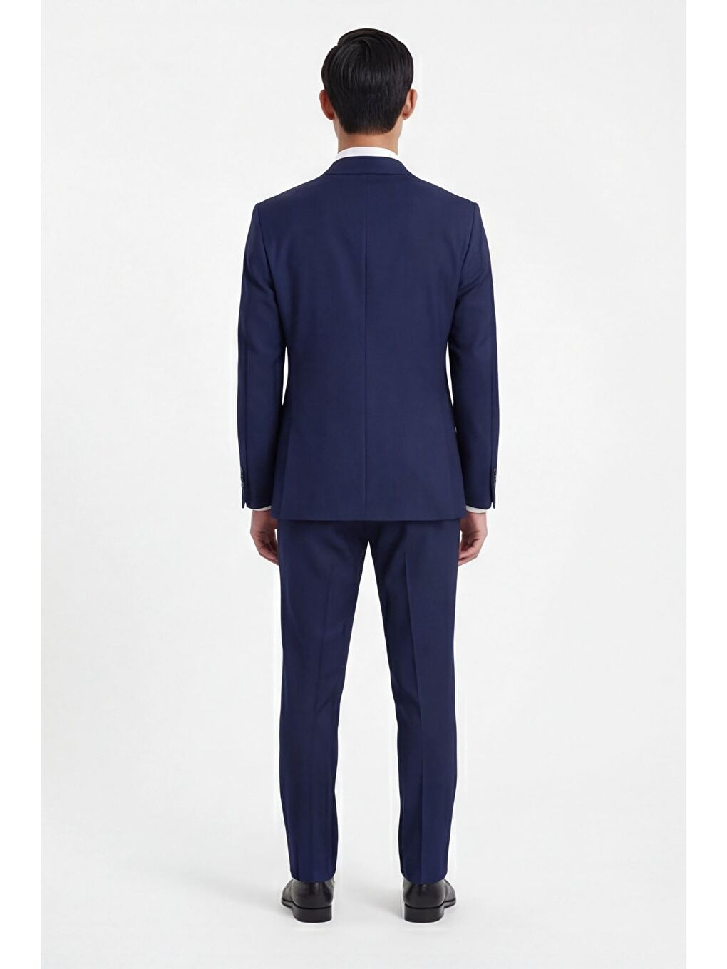 Giotelli Erkek Açık Lacivert Dar Kesim Slim Fit Viskon Dokuma Normal Bel 6 Drop Takım Elbise-4