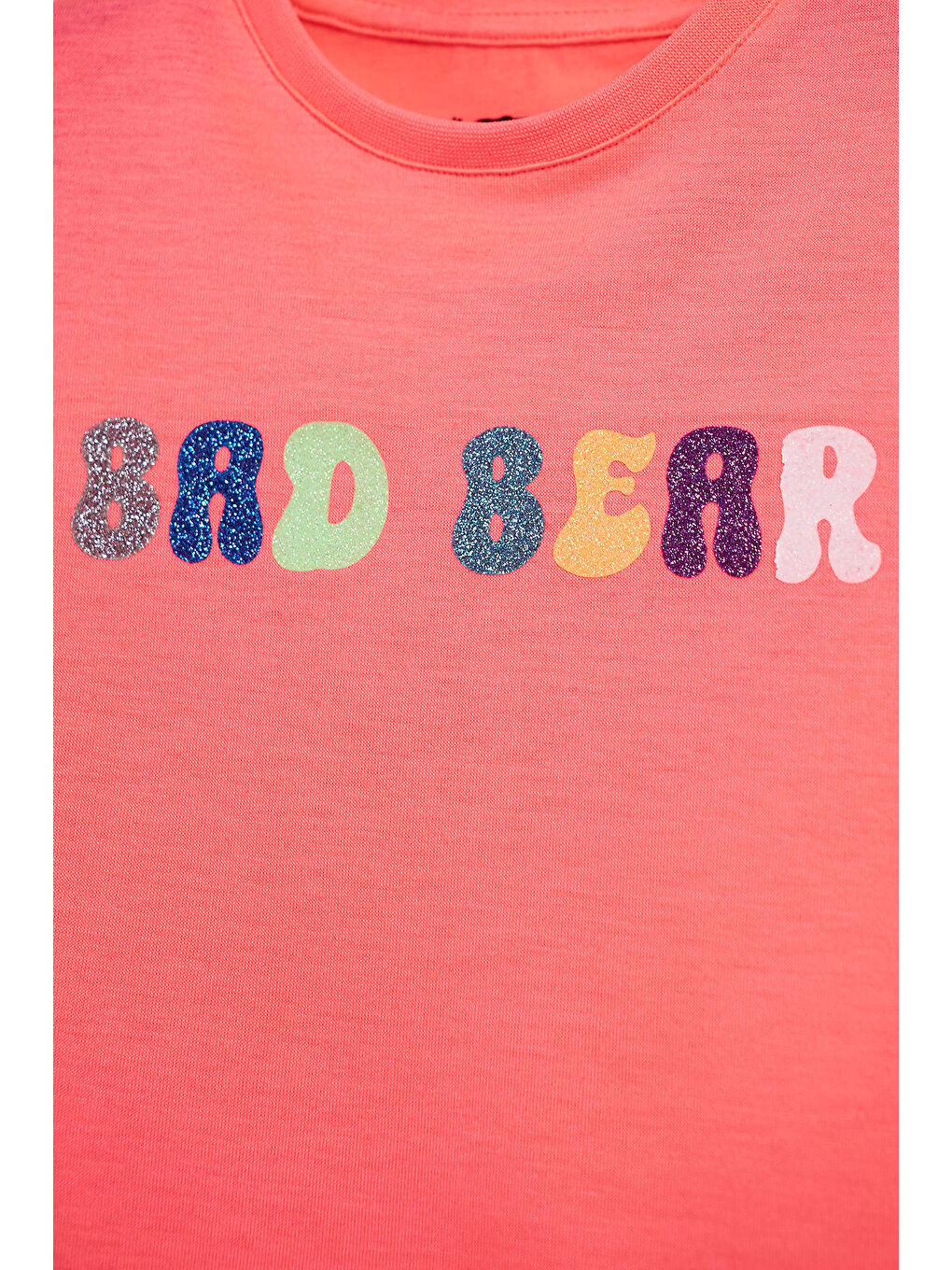 Gilda Pembe Baskılı Kız Çocuk Tişört-1