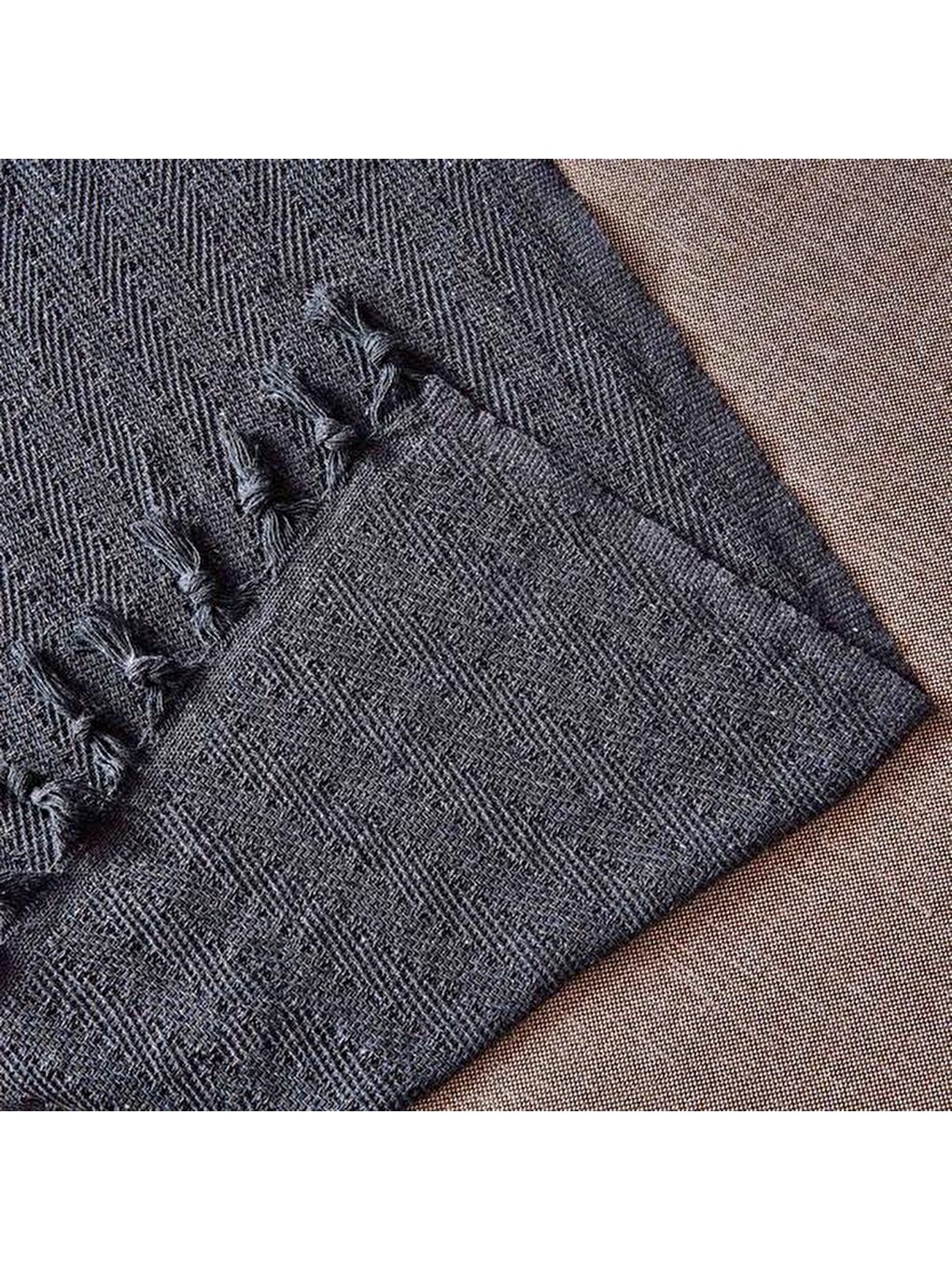 Soft Koltuk Şalı - Antrasit - 180x200 cm-2