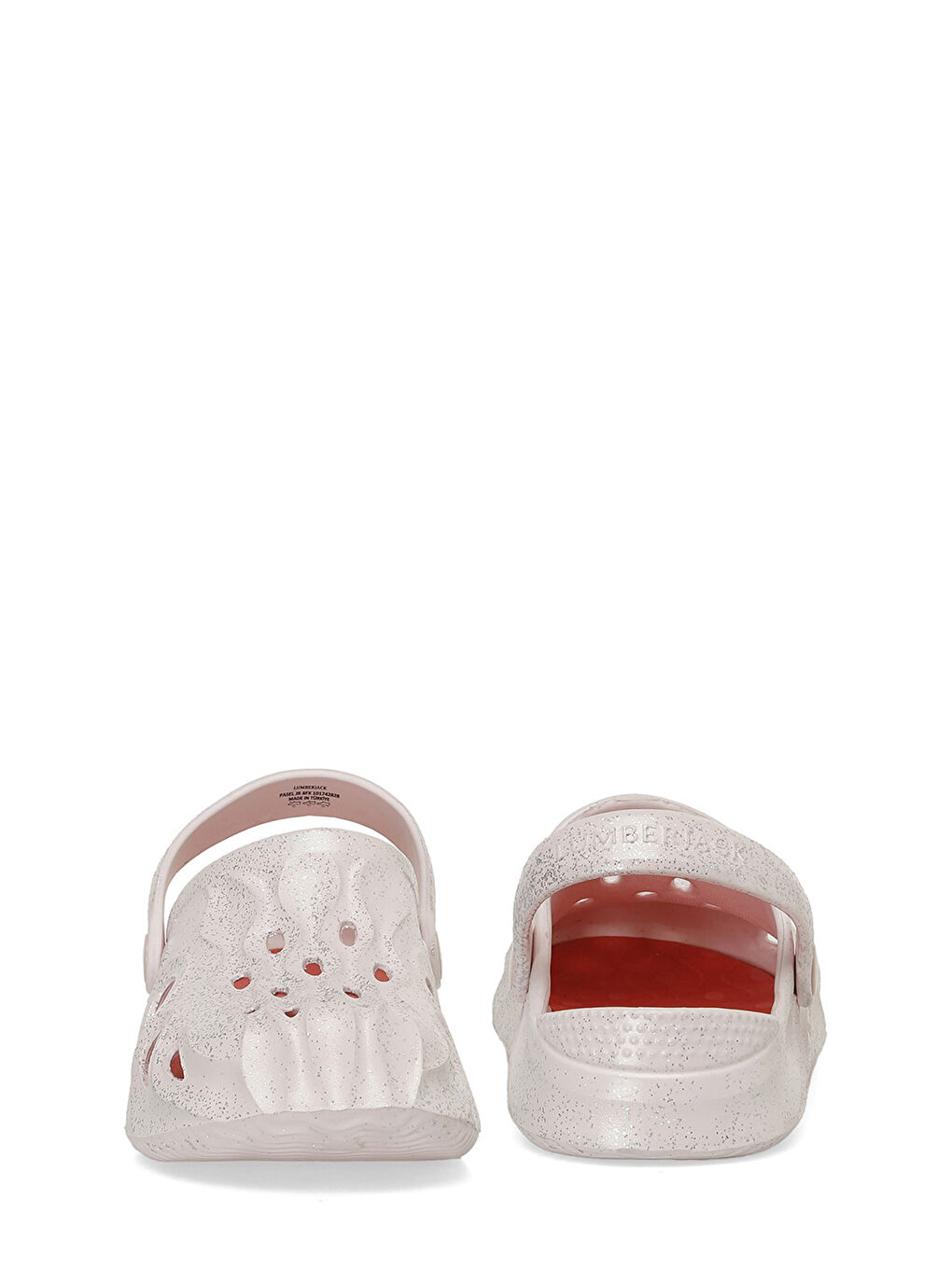 Pembe PASEL JR 4FX Pudra Kız Çocuk Sabo Terlik-4