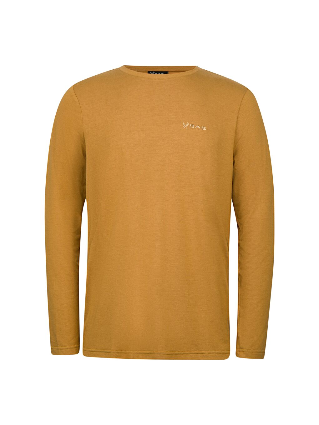 Vernon Erkek Uzun Kol Viloft T-Shirt Açık Kahverengi