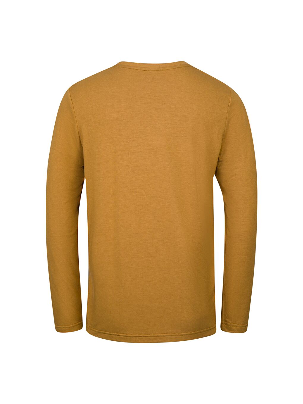 Vernon Erkek Uzun Kol Viloft T-Shirt Açık Kahverengi-2