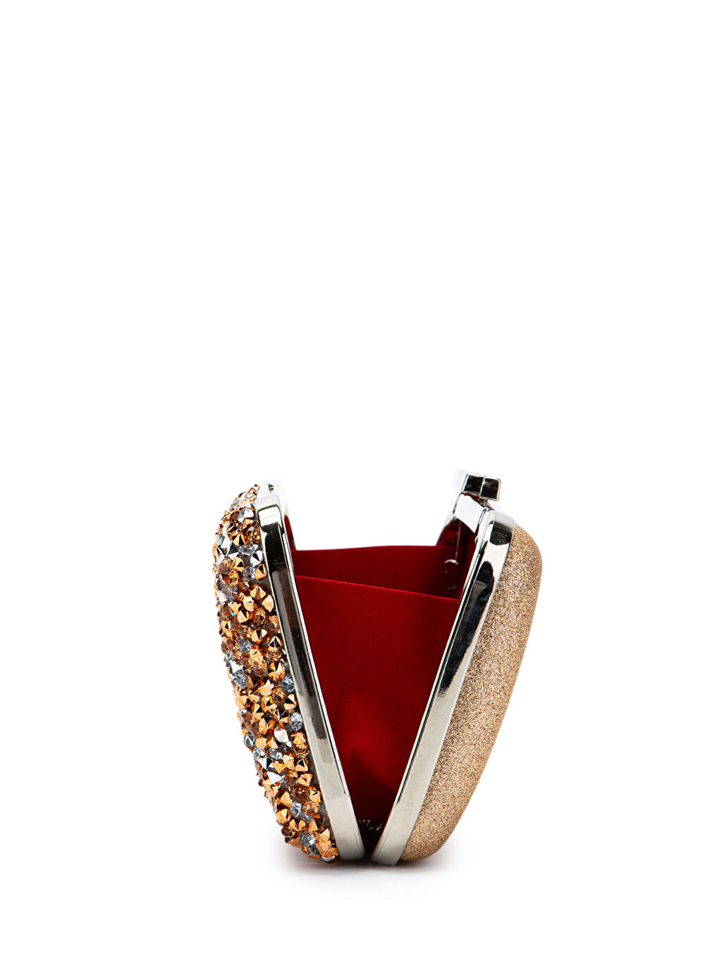 Pembe Taşlı Premium Debbie Abiye El Çantası Rose-4