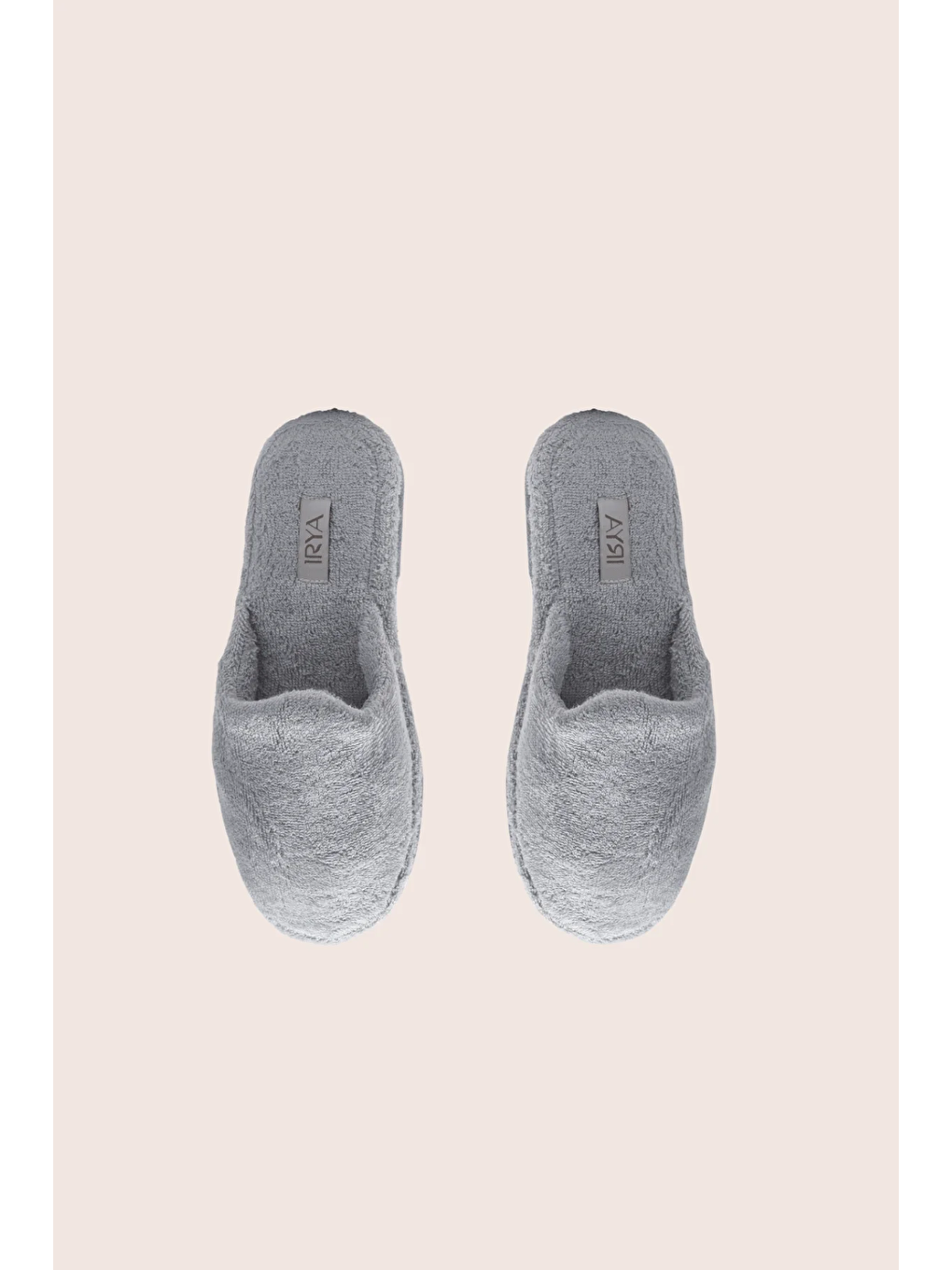 Sedef Bambu Unisex Havlu Terlik Gri