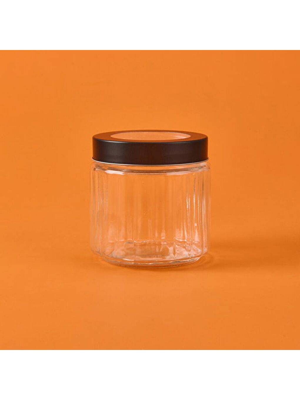 Borosilikat Cam Saklama Kabı - Gri / Siyah - 800 ml-2