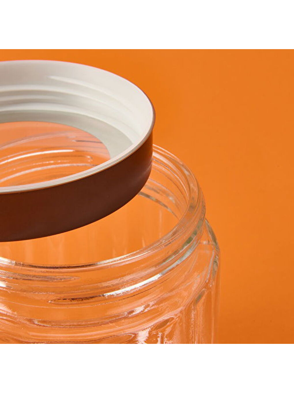 Borosilikat Cam Saklama Kabı - Gri / Siyah - 800 ml-3