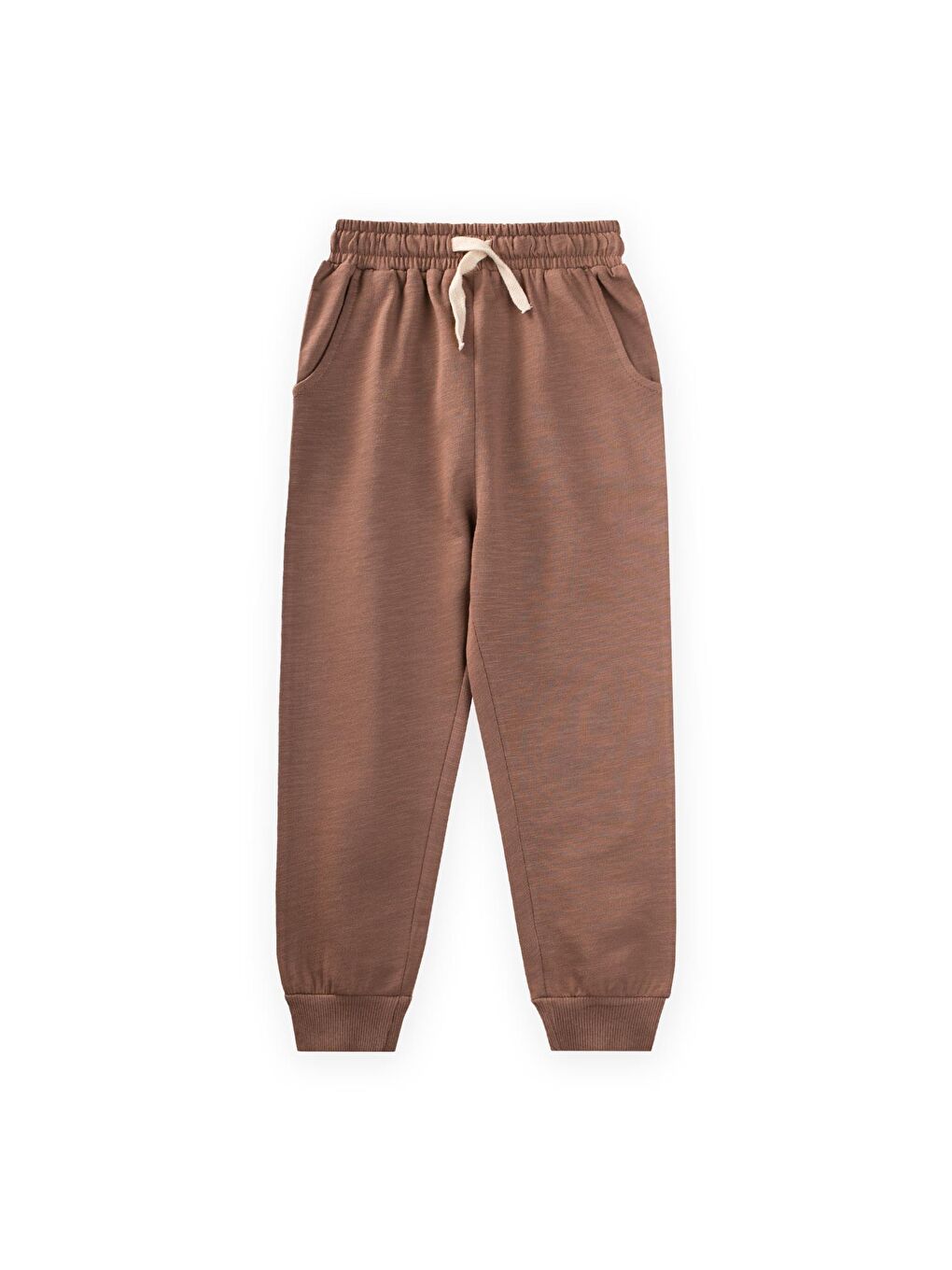 Kahverengi Cepli Eşofman 4-12 Yaş A Kahve