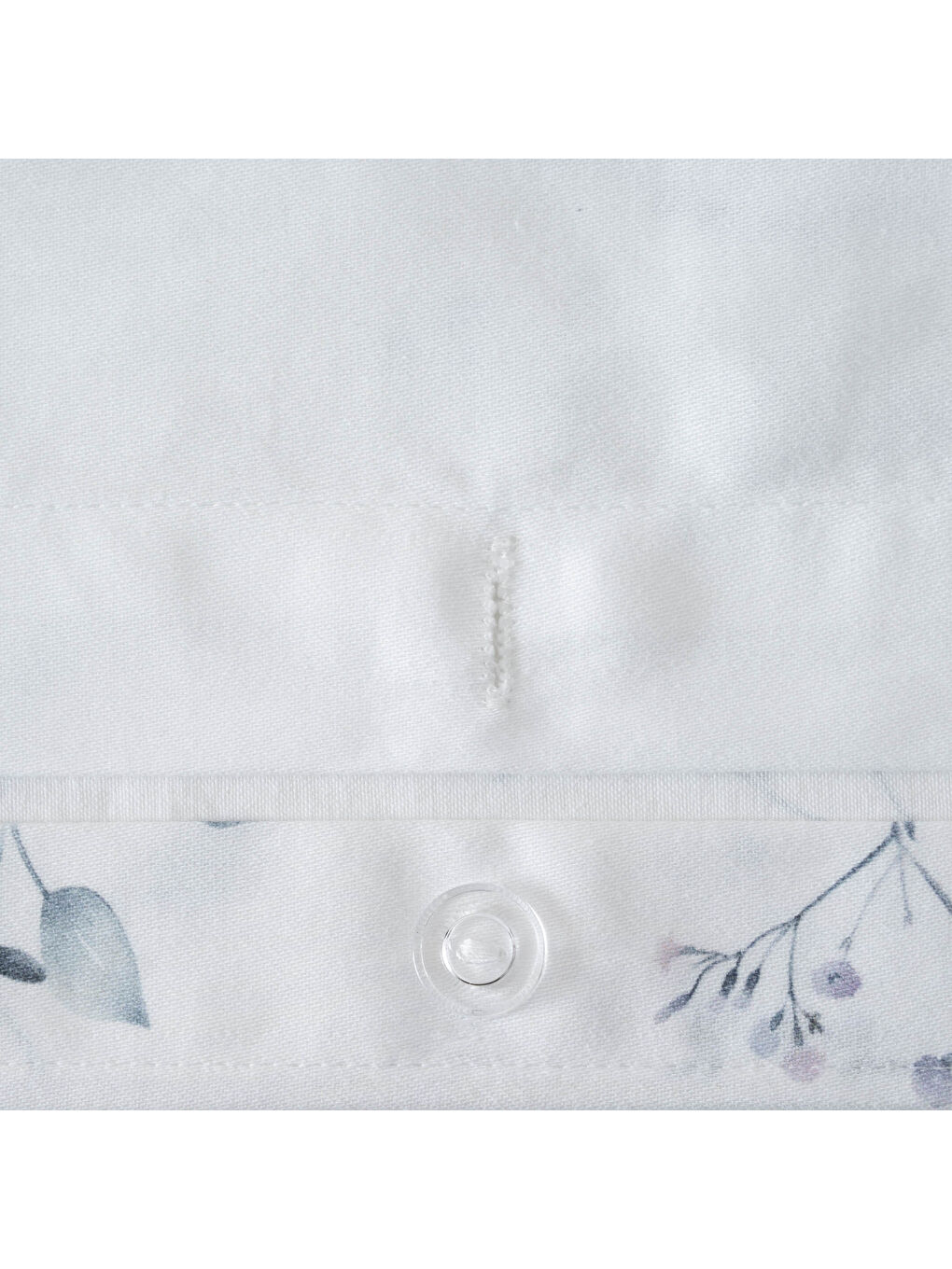 Ekru Lavena Çift Kişilik Nevresim Takımı %100 Pamuk 210 TC 83 Tel Saten Digital Baskılı Krem-Lila-6