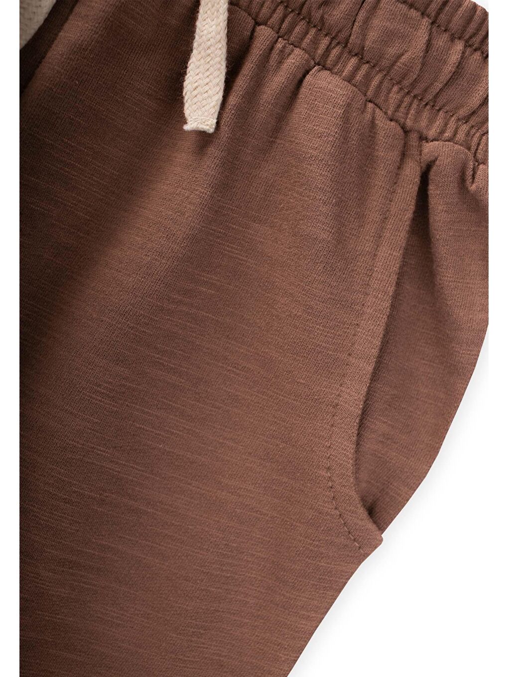 Kahverengi Cepli Eşofman 4-12 Yaş A Kahve-2