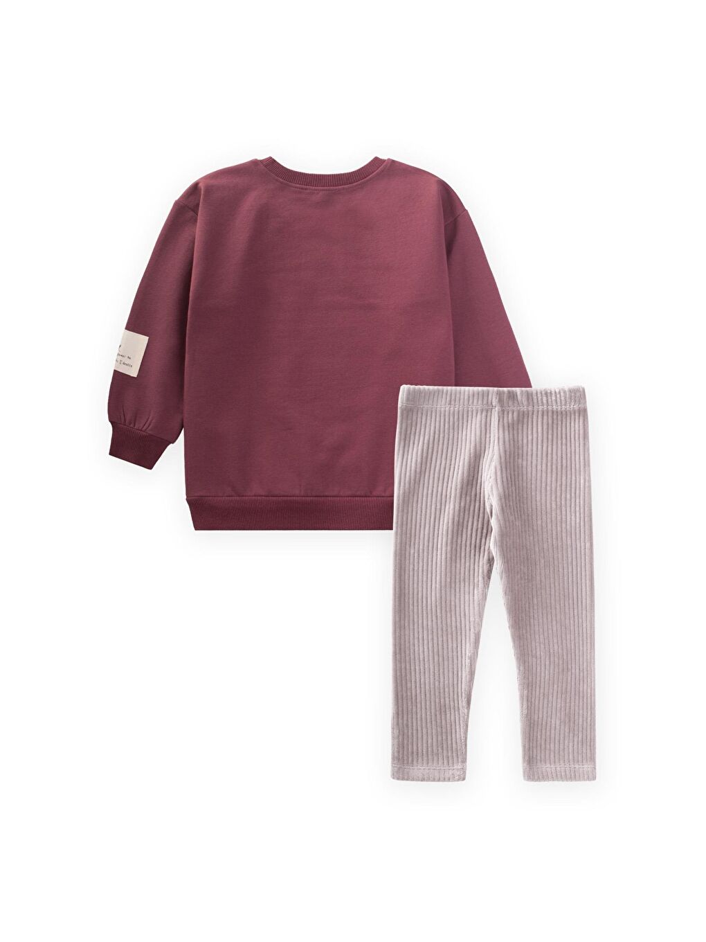 Sweatshirt Takım 2-10 Yaş Mürdüm-1