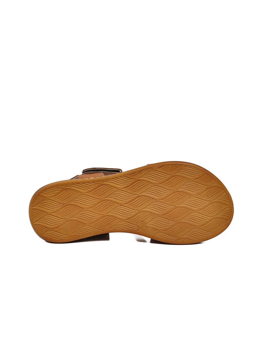 Kahverengi Taba Yumuşak Tabanlı Kadın Topuklu Sandalet 492123 Z-4